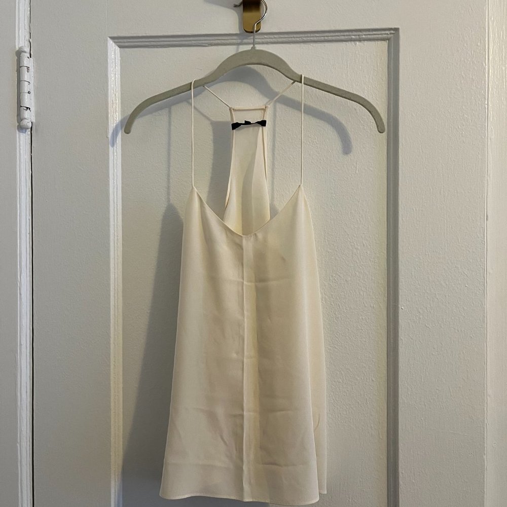 Tibi silk cami – cream/off white, Size 6